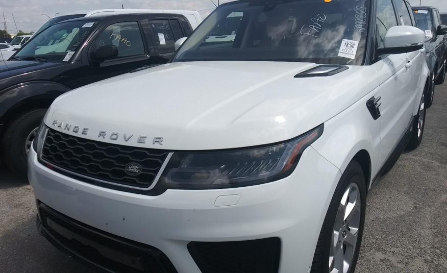 2019 Land Rover RANGE R SPT V6 HSE