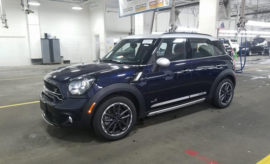 2016 MINI COUNTRYMAN AWD S ALL4