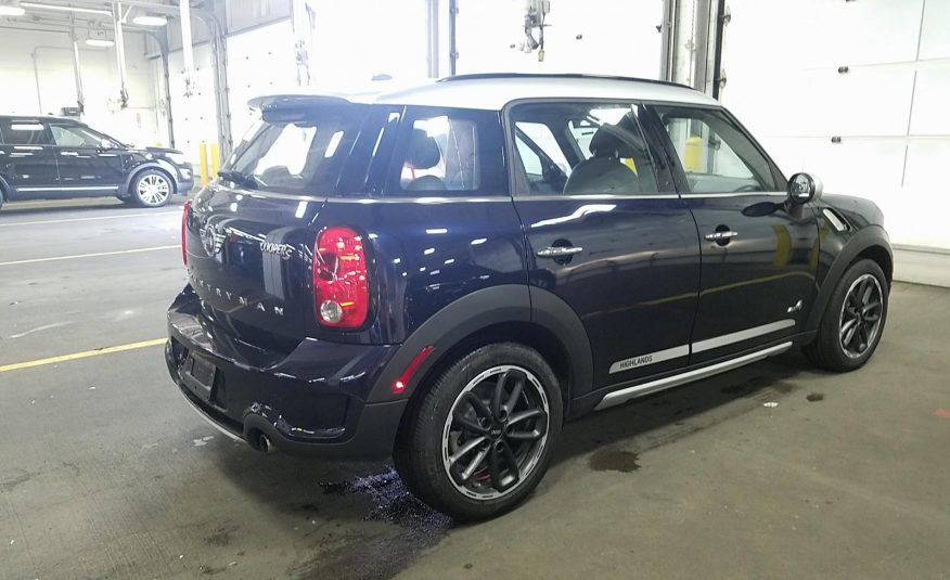 2016 MINI COUNTRYMAN AWD S ALL4