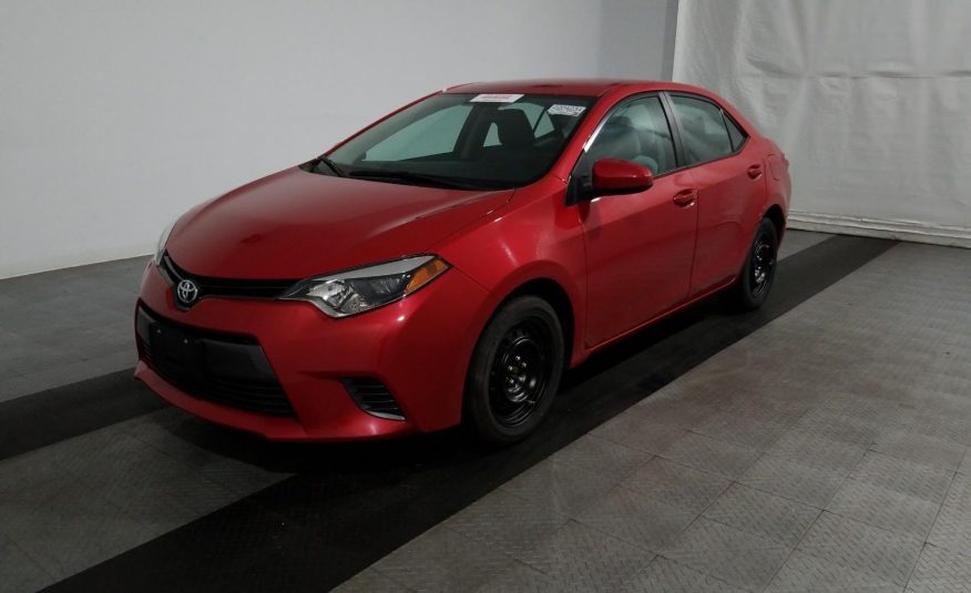 2016 Toyota COROLLA LE