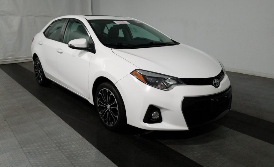 2016 Toyota COROLLA S PLUS